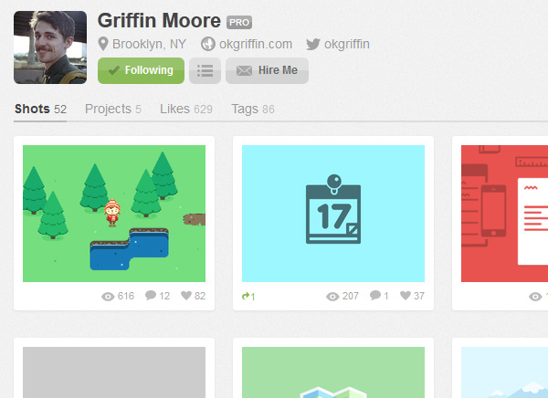 Griffin-传导网络-网站扁平化设计